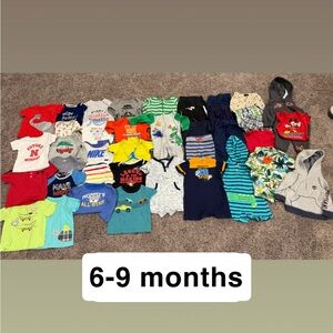 Assorted Baby Clothes 6-9 Months